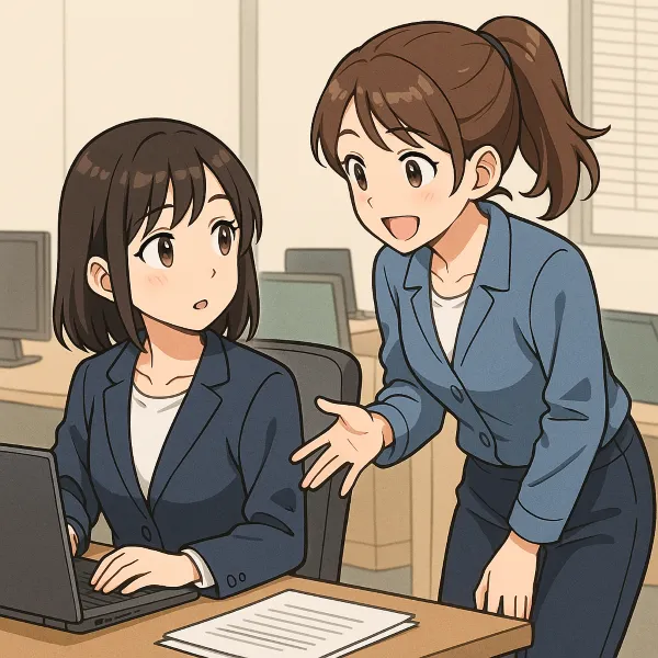 同僚の会話
