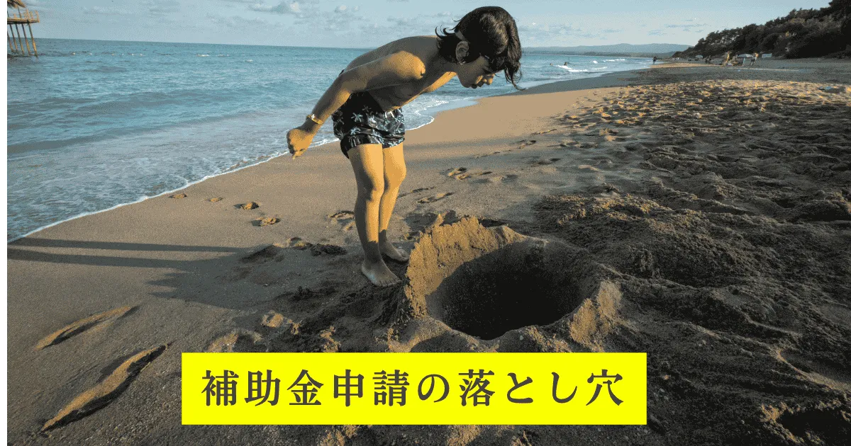 補助金申請の落とし穴